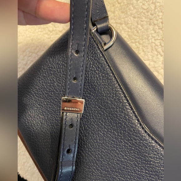 Givenchy maroon and navy Duetto crossbody bag - Picture 10 of 13